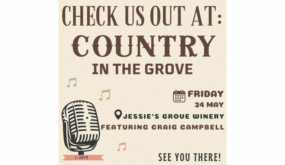 Upcoming Event: Country in the Grove!